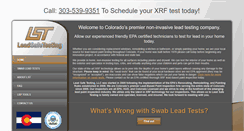 Desktop Screenshot of leadsafetestingllc.com